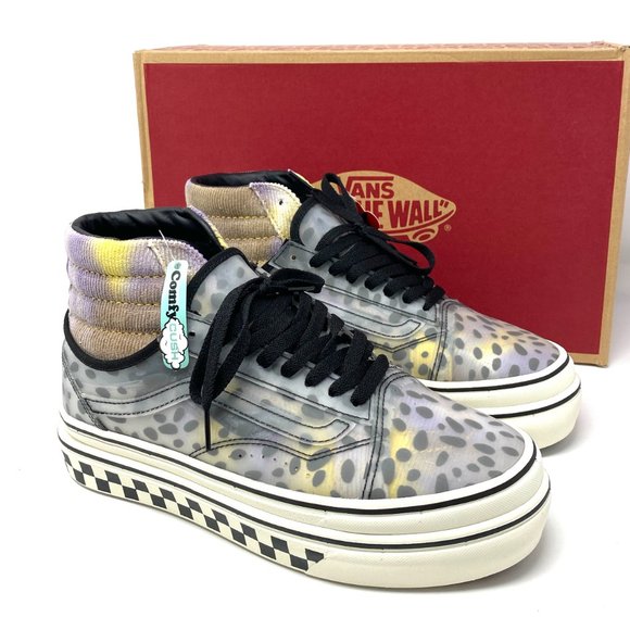 Vans Shoes - Vans Super Comfycush Hi Shoes Women's Multi Gray Velvet Plastic Size VN0A4UVM2W2